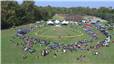 2024 Decatur Highland games aerial shot