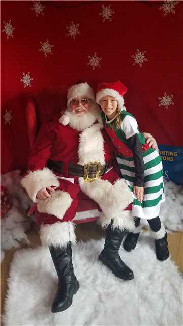 Holiday Open House Santa's house