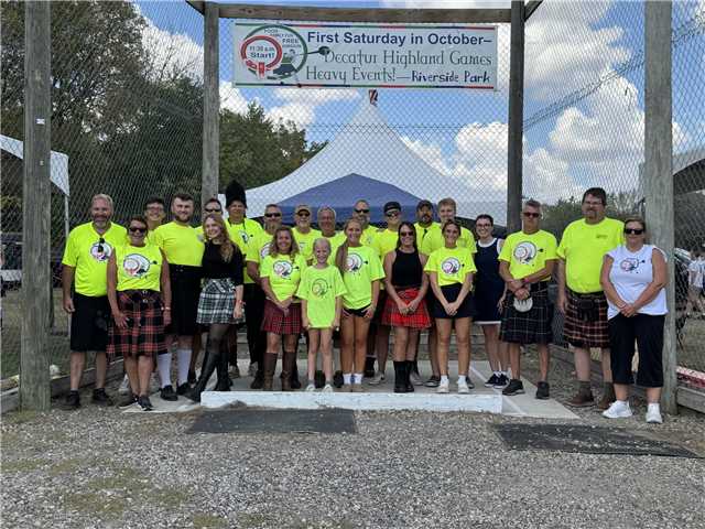 2025 Decatur Highland games volunteers